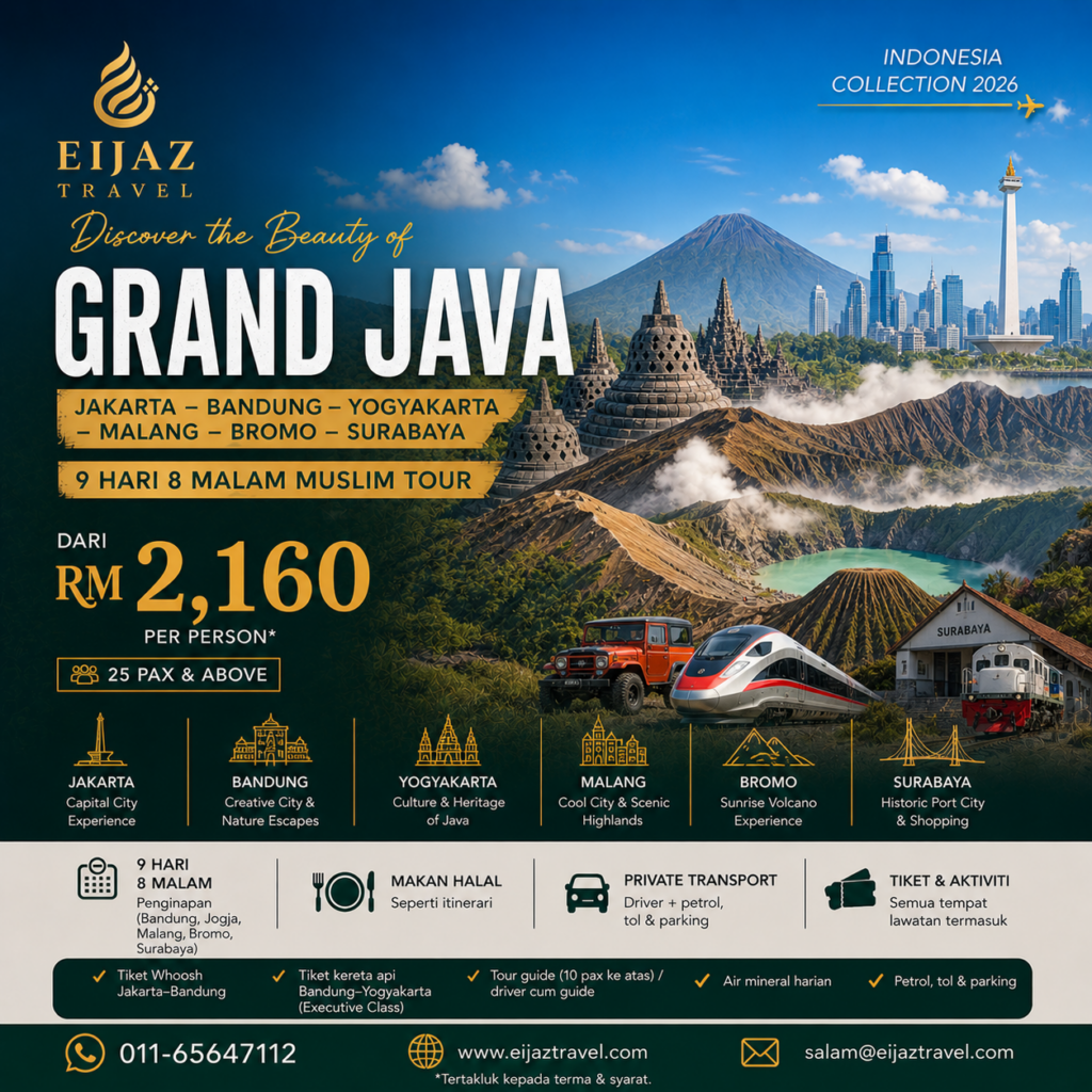 Pakej Grand Java 2026